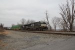 NS 7679 and 3614 take train 28X East